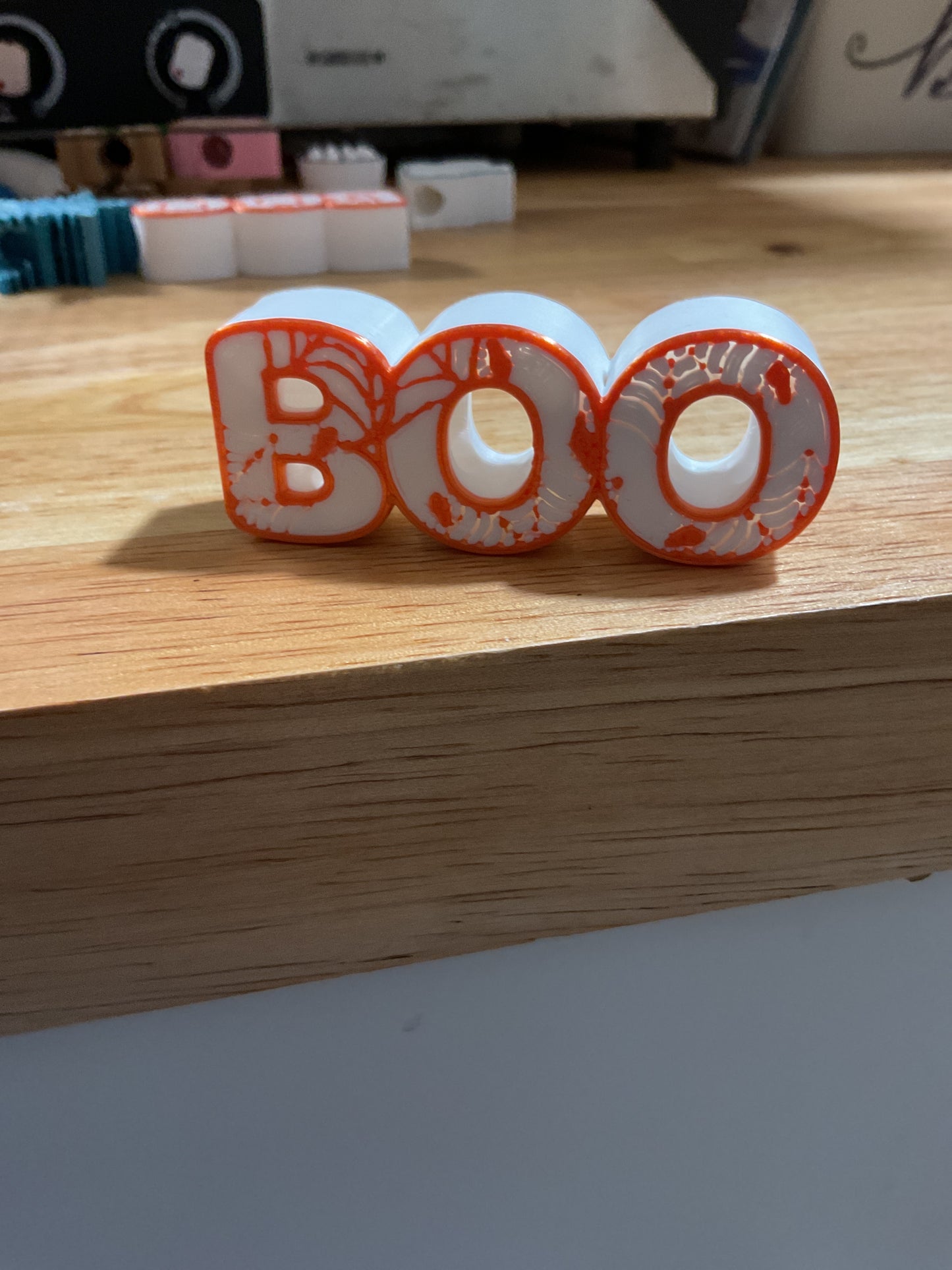 BOO 3D Straw Topper Open hole design