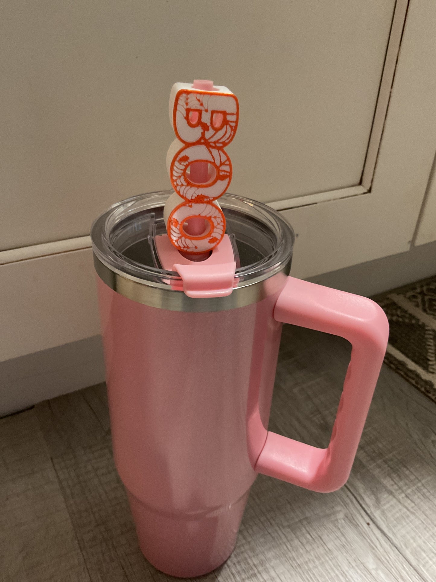 BOO 3D Straw Topper Open hole design