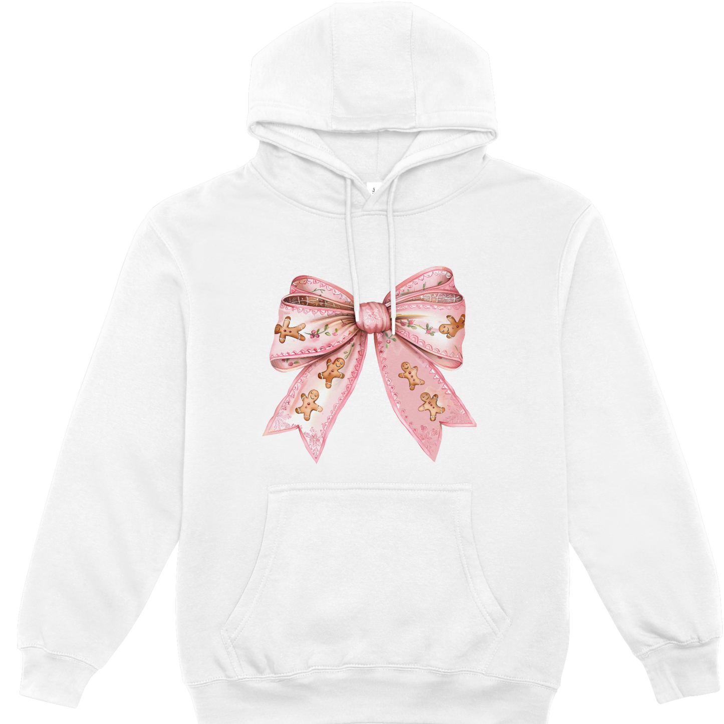 Gingerbread Men Pink bow