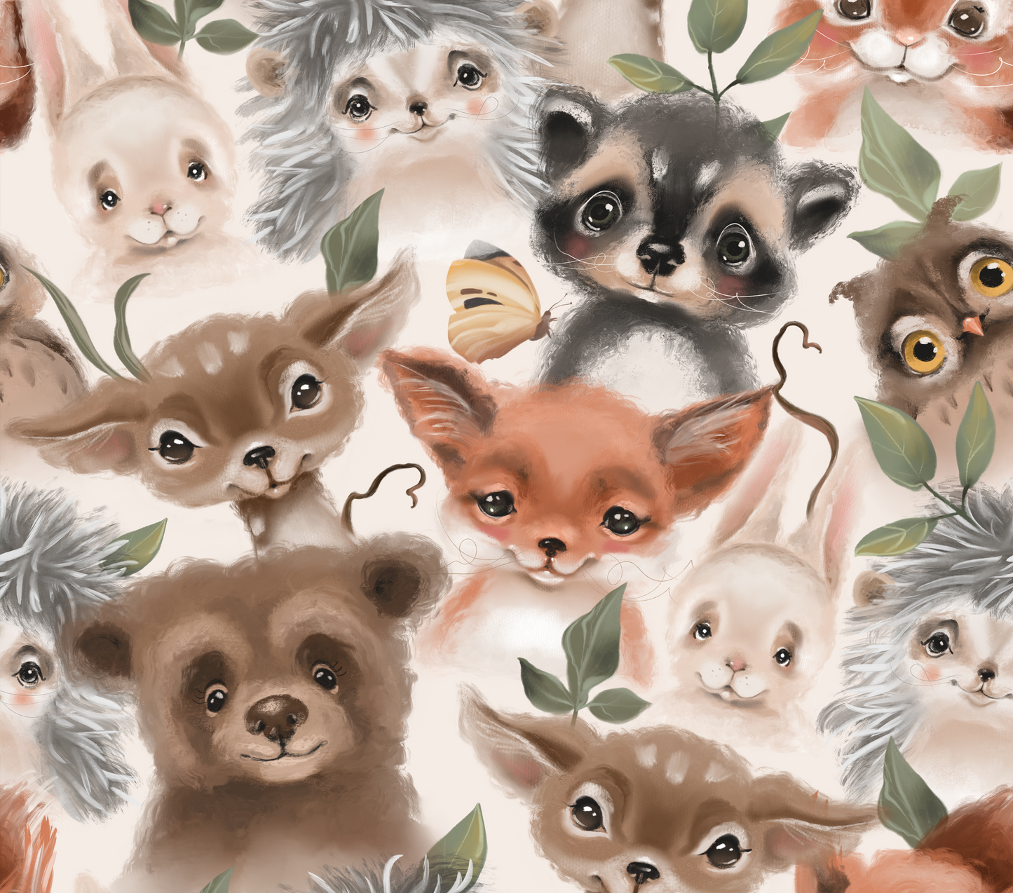 Forrest Animals Tumbler Wrap