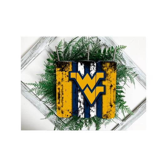 WVU Striped Tumbler